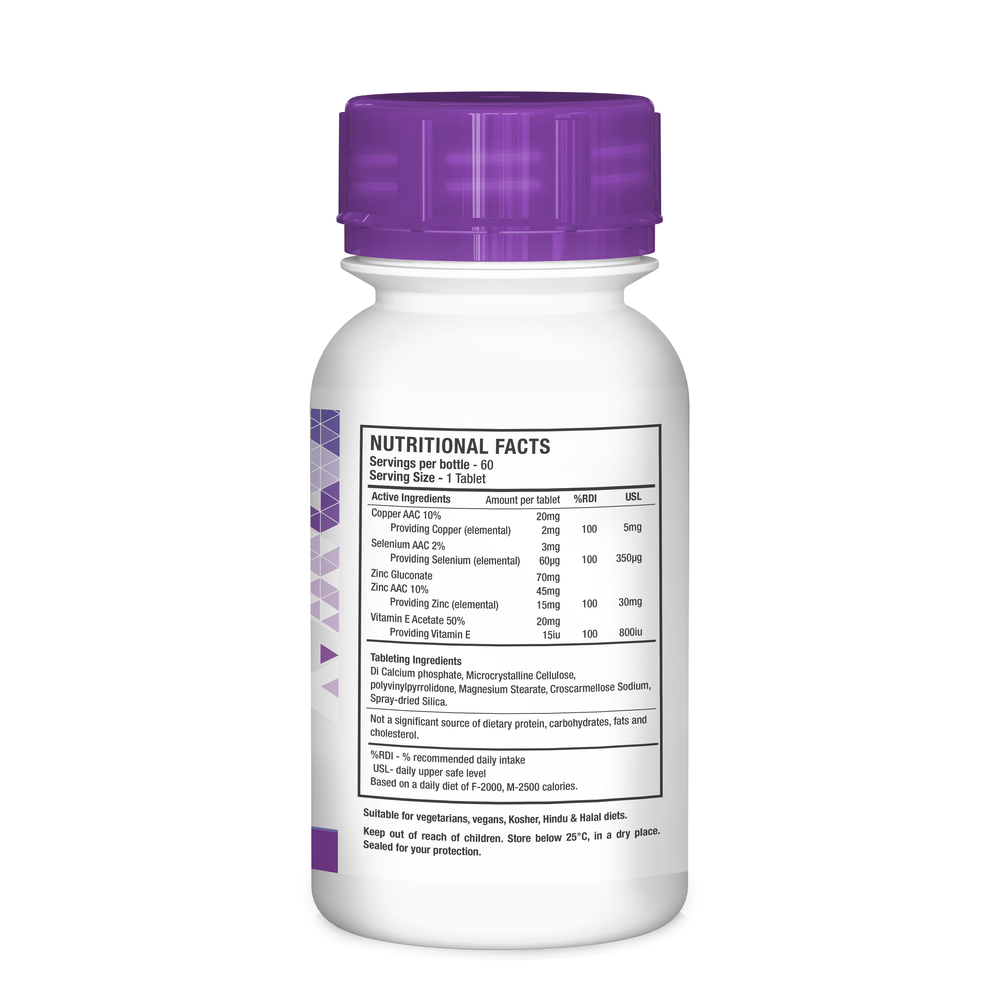 Copper, Selenium and Zinc Complex